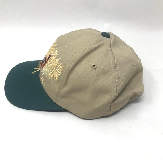 Vintage K-Products Hat Embroidered Pheasants Wyom… - image 4