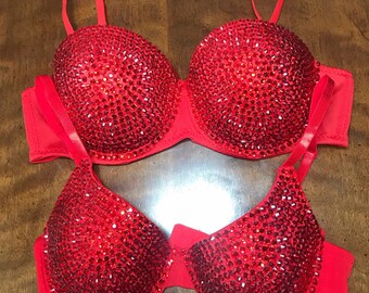 bedazzled bra
