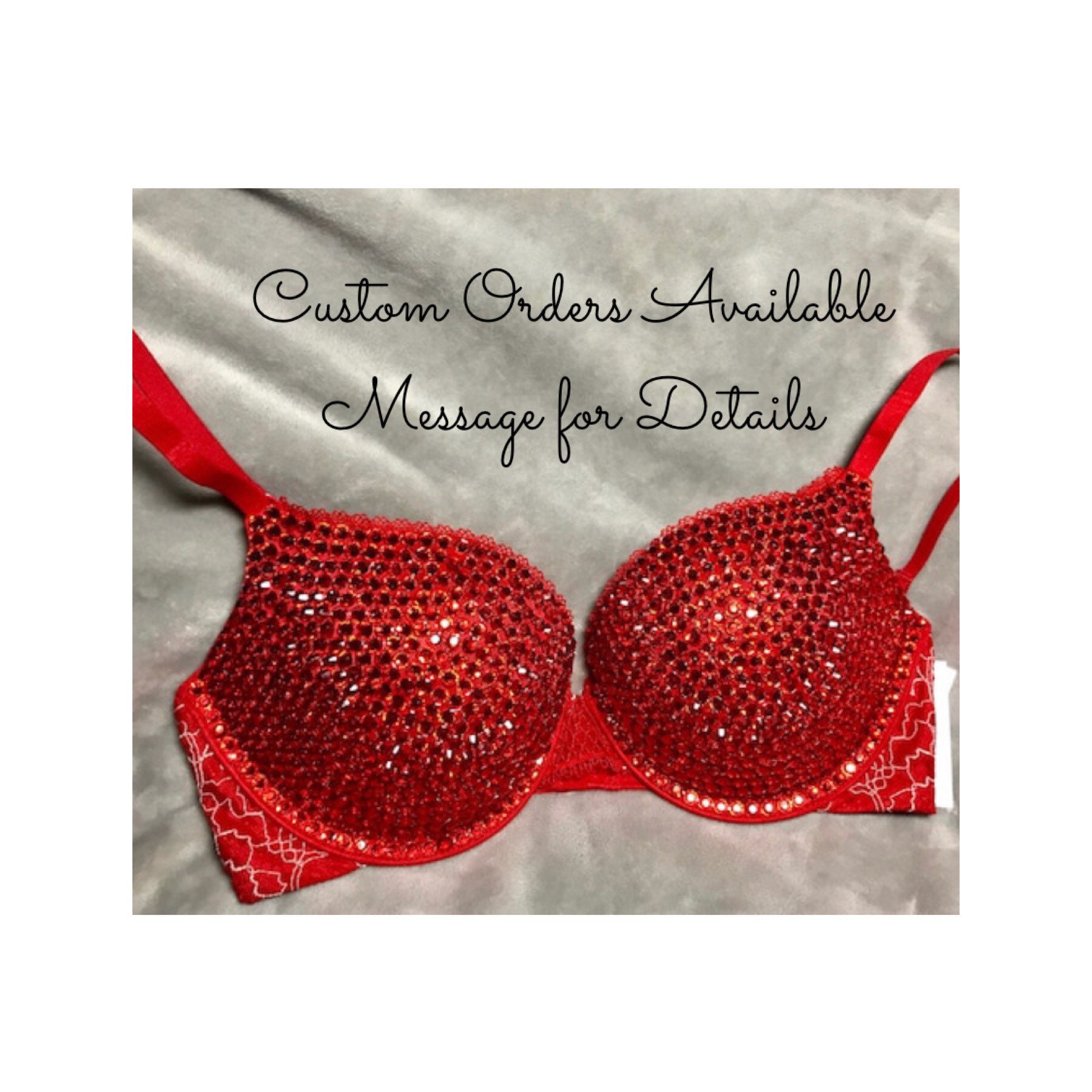 fur trim bra