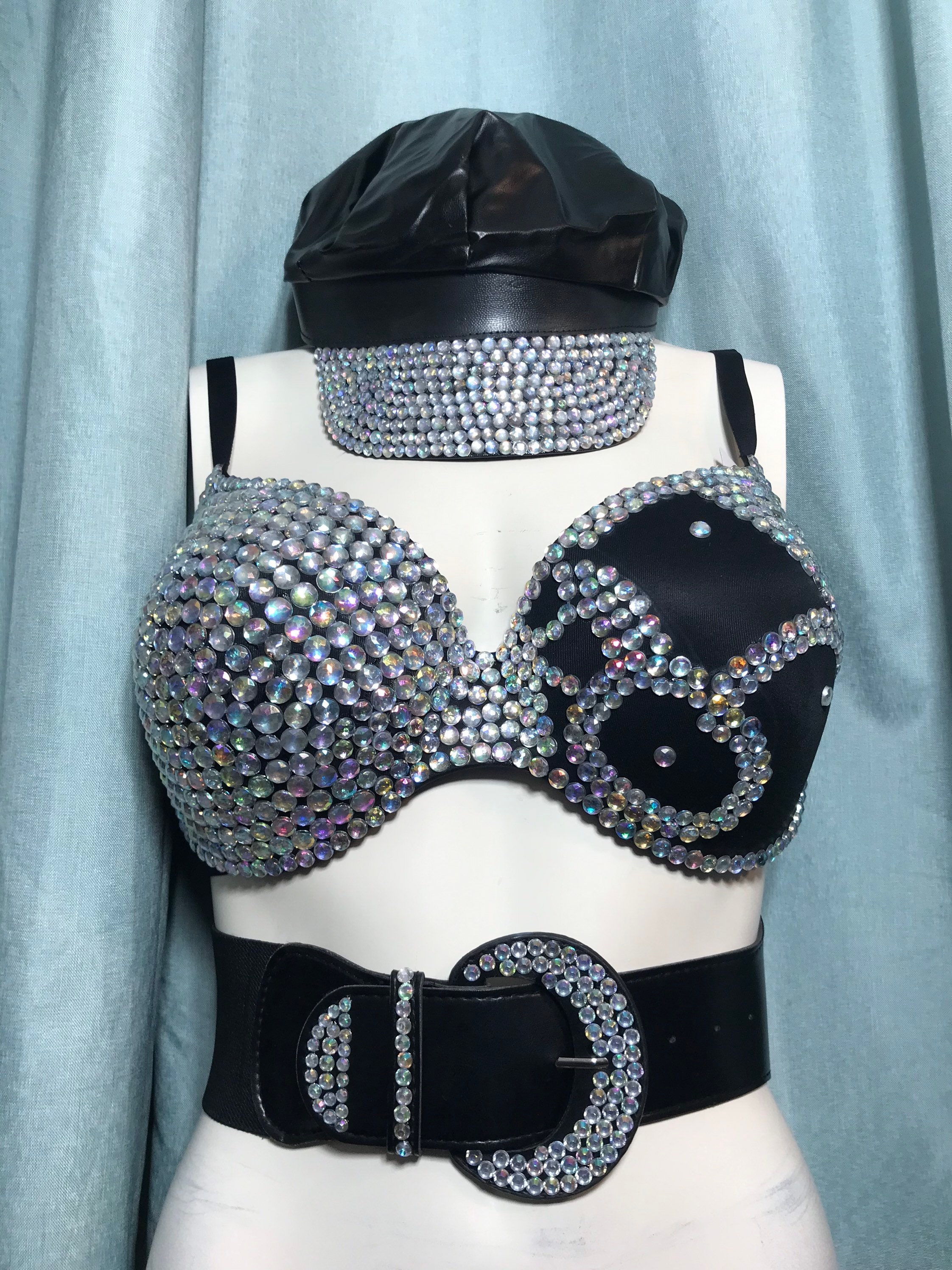 Lady Gaga Disco Ball Mirror Bra 