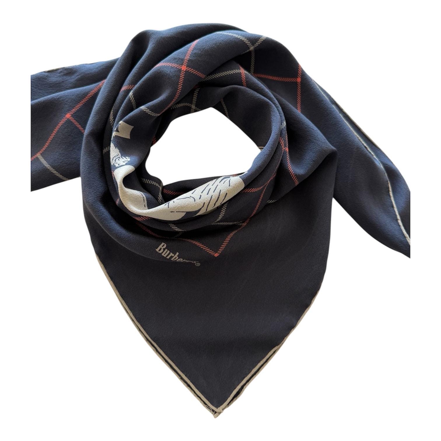 Burberry silk scarf - Etsy 日本