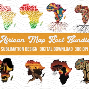 Africa Map bundle png, Africa map, black history Png, black history png, black history Africa, Africa silhouette, Africa digital download