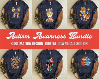 Autism Png Bundle, Autism Png, Autism Awareness Design Png, Autism Awareness Png, Puzzle Autism Ribbon, Autism Mama Png, Autism shirt Png