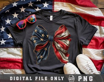Retro Amerikaanse vlag strik png, Memorial Day Retro Amerikaanse patriottische strik, strik van 4 juli png, sublimatie clipart van 4 juli
