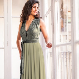 Vestidos verde musgo sales