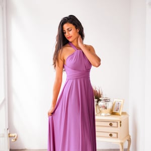 Light purple bridesmaid dress, Light purple dress, Long lilac dress, Rich lilac bridesmaid dress, Bridesmaid dresses lilac, Lilac dress long