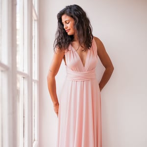 quartz colored bridesmaid dresses Pantone Rose Quartz Bridesmaid Dresses