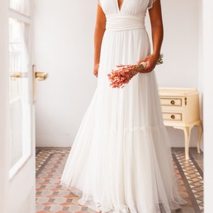 Vestido de novia campestre Etsy Espa a