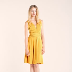 Mustard yellow dresses clearance
