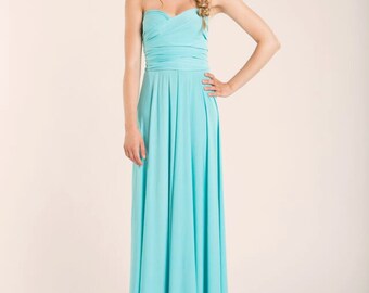 malibu blue mother of the bride dress