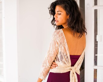Pink lace shrugs and boleros discount