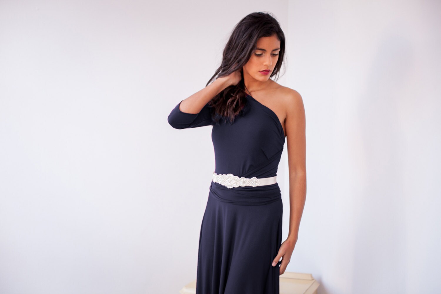 princess polly baby blue dress Navy Blue Bridesmaid Dresses & Gowns