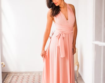 Vestido Damas de Honor Coral Boda coral Vestido dama de | Etsy México
