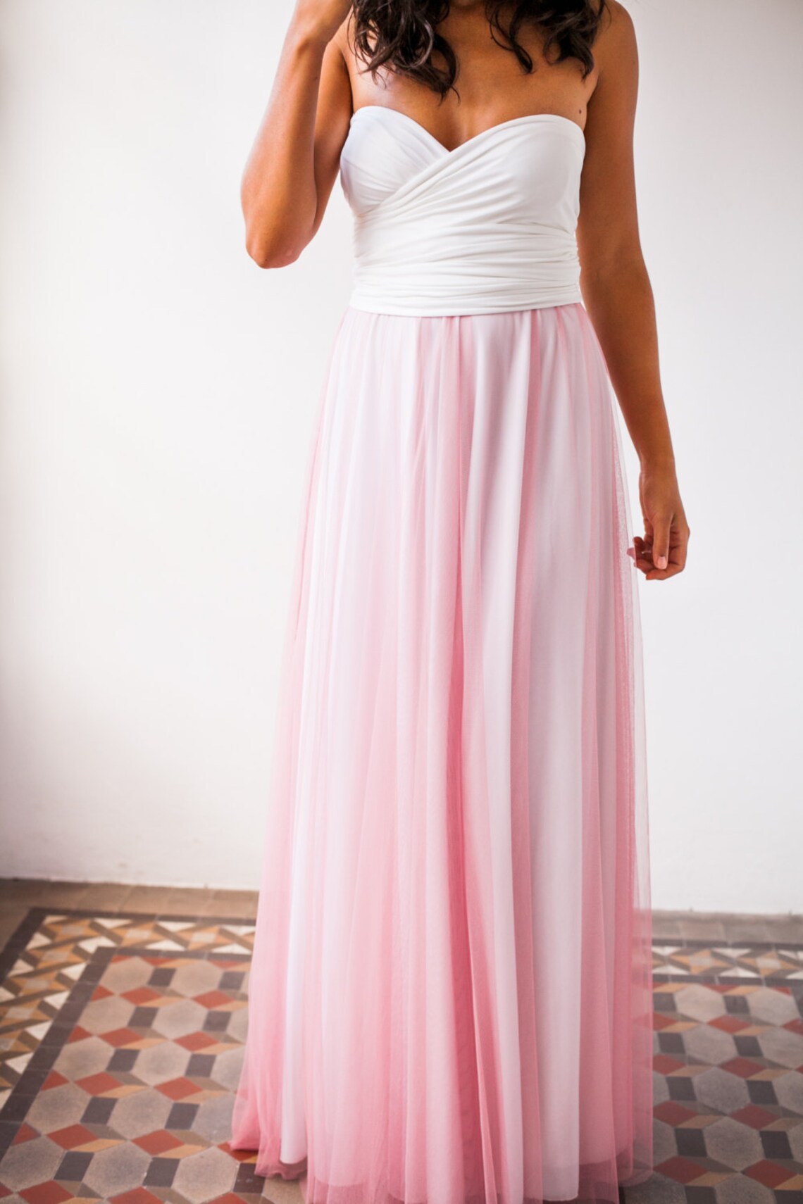 Pink Rose Tulle Skirt