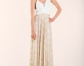 One Size Fits All Wedding Dress, Champagne Lace Wedding Dress, One ...