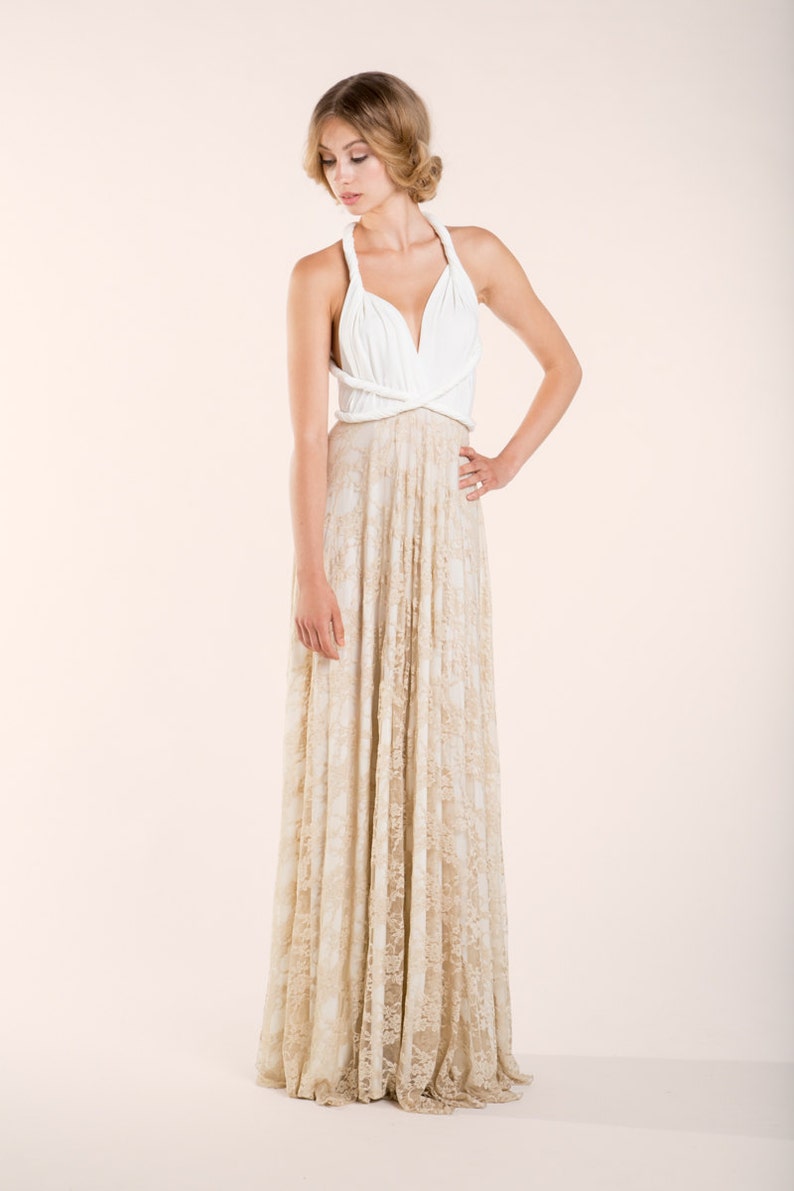 Rustic Champagne Wedding Dresses