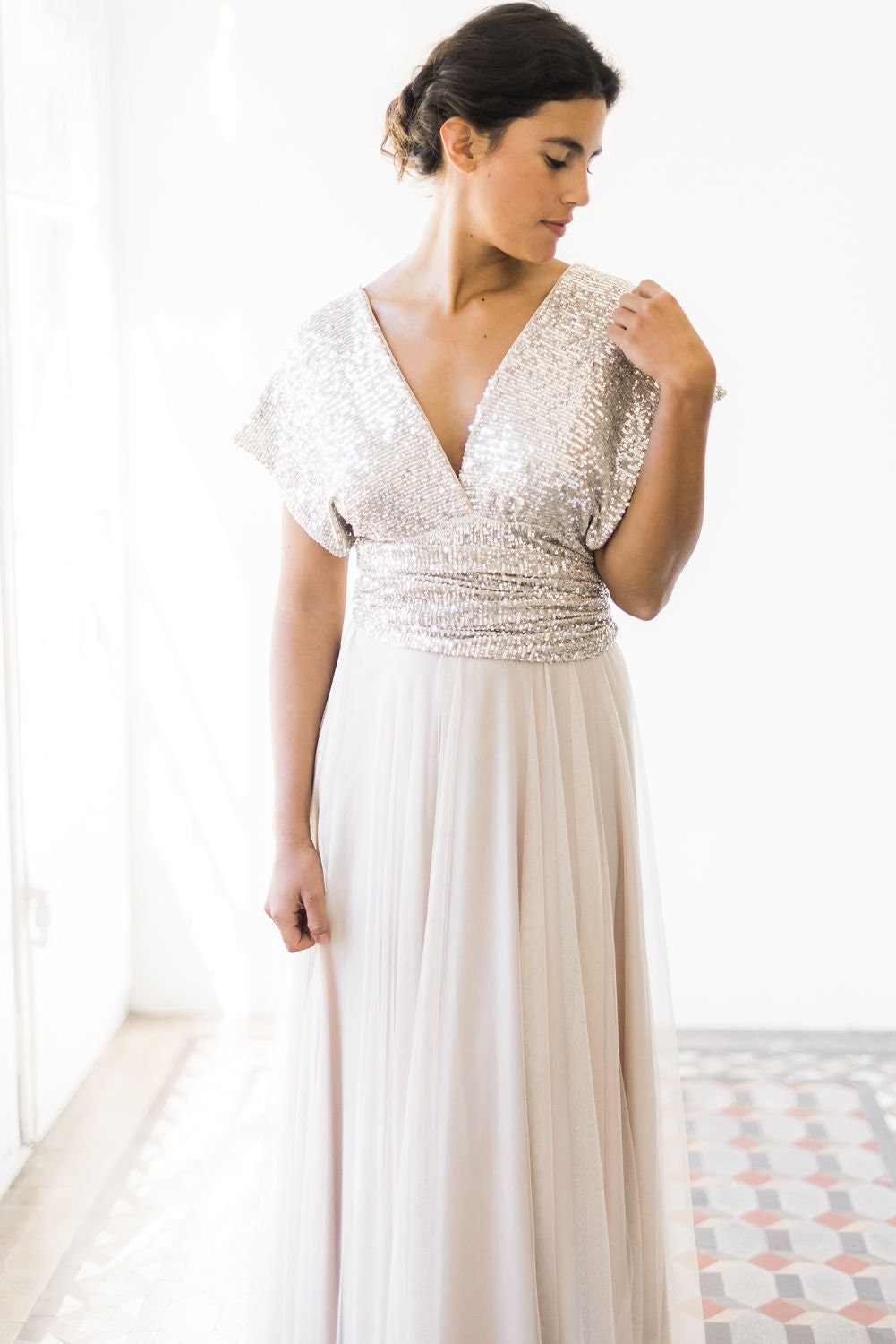 Top à sequins Robes de mariée The Wedding Explorer