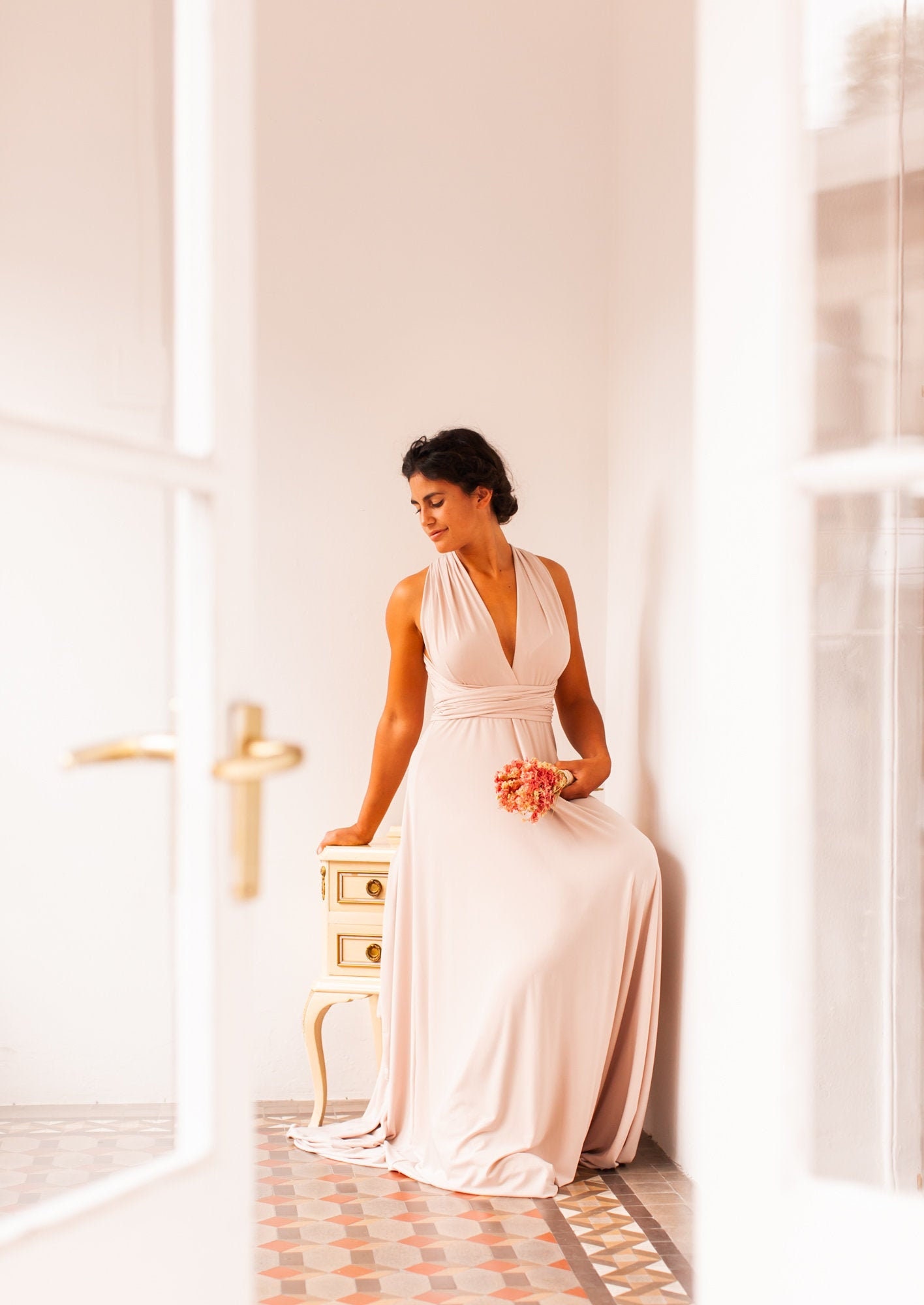 Garland multiway jersey maxi dress cheap