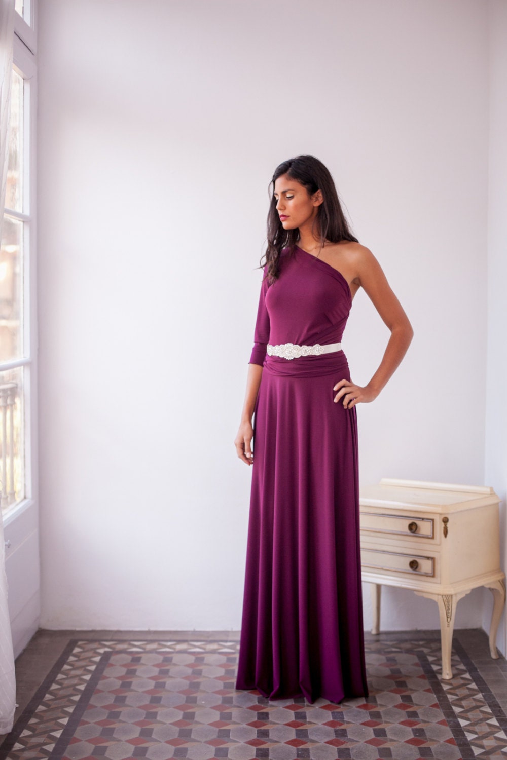 blood red prom dress