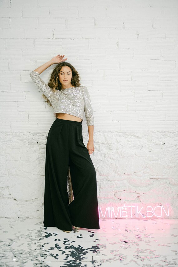 2025 Women's Cotton-Linen Capri Pants - High-Waisted Wide Leg Palazzo Trousers With Drawstring Pockets Loose Fit Breathable For Summer