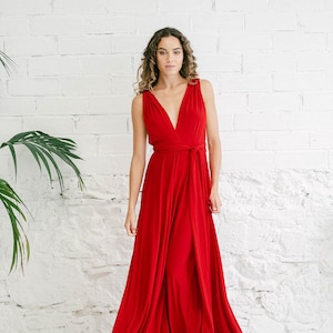 Long infinity dress, Infinity bridesmaid dress long, Long evening dress, Long dress for wedding, Long convertible dress bridesmaids