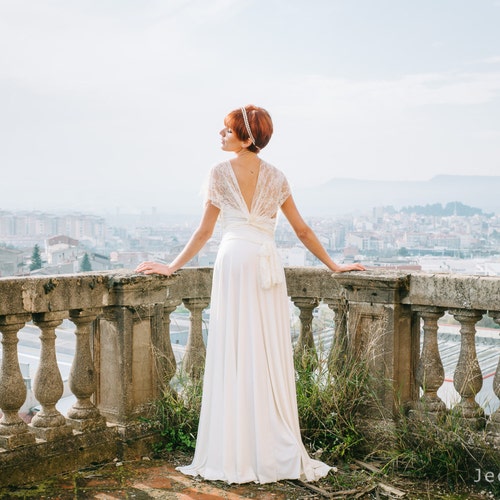 whimsical bohemian wedding dress Boho Wedding Dresses Grace Loves Lace US