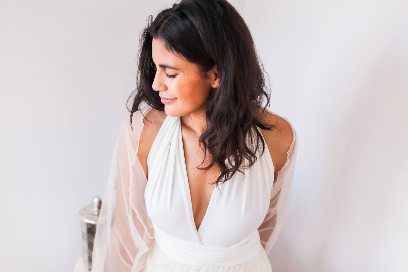 Châle en tulle Boléros Châles & Pulls mariage The Wedding Explorer