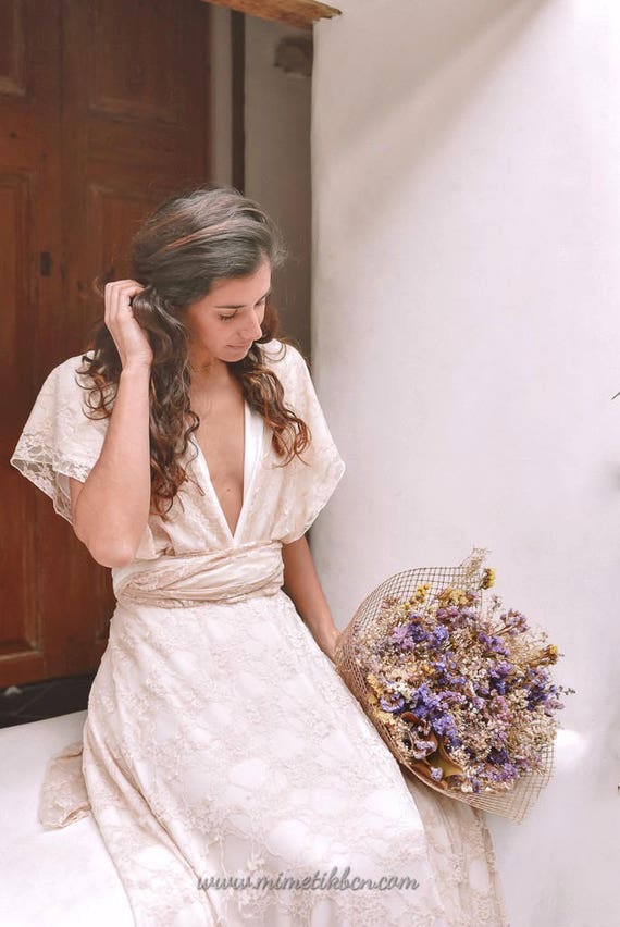Pink dress with white lace overlay cheap