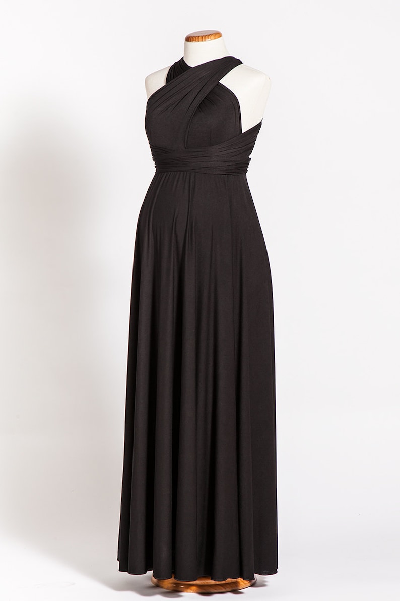 black infinity gown