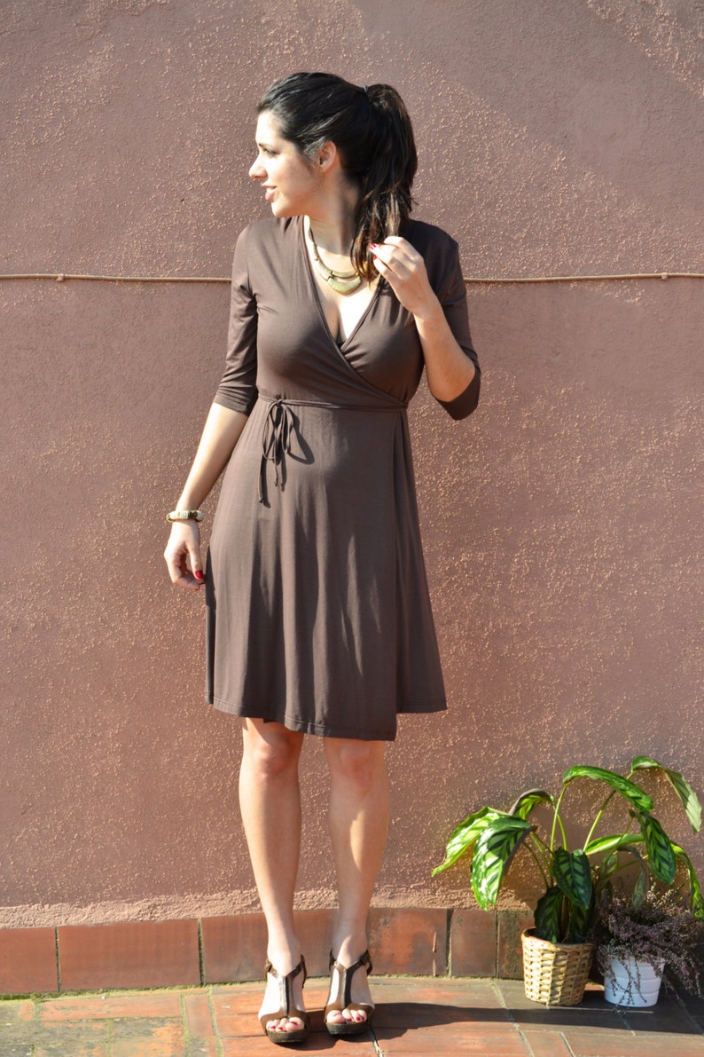wrap dress office
