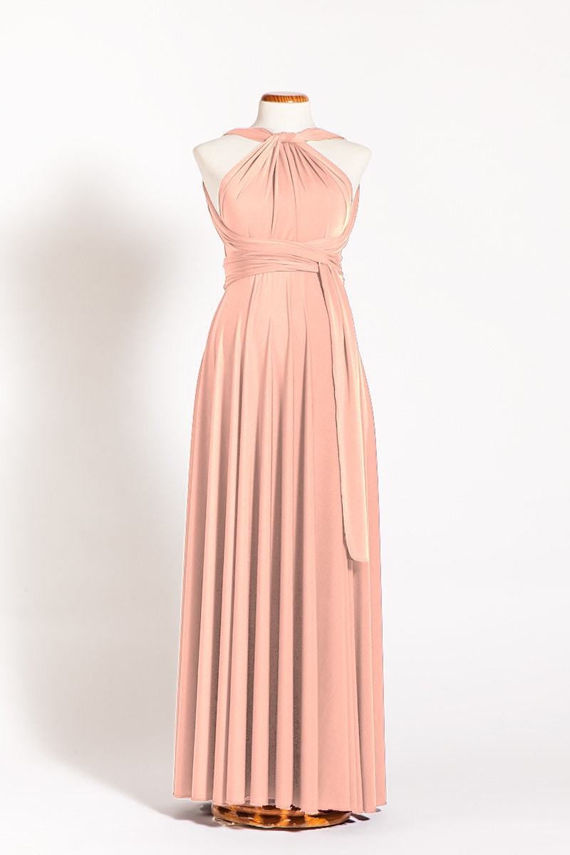 Peach Maternity Dress Maternity Dress 