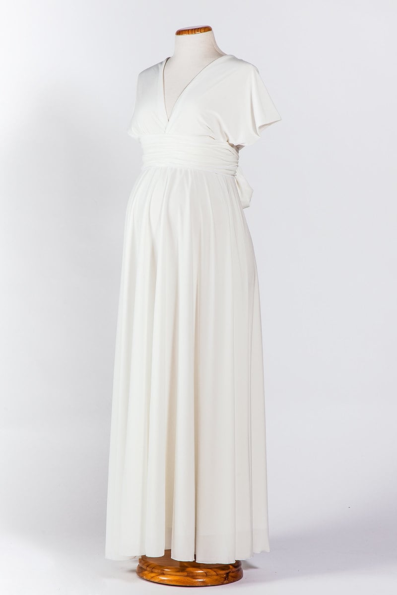 Maternity wedding gown maternity wedding dress white Etsy