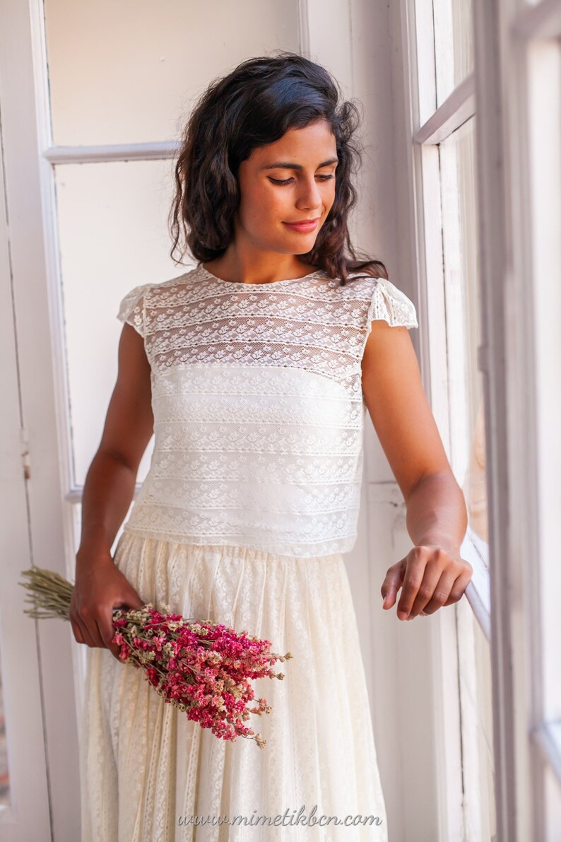 FLASH SALE Wedding Dress Topper Bridal Top Lace on Sale Etsy