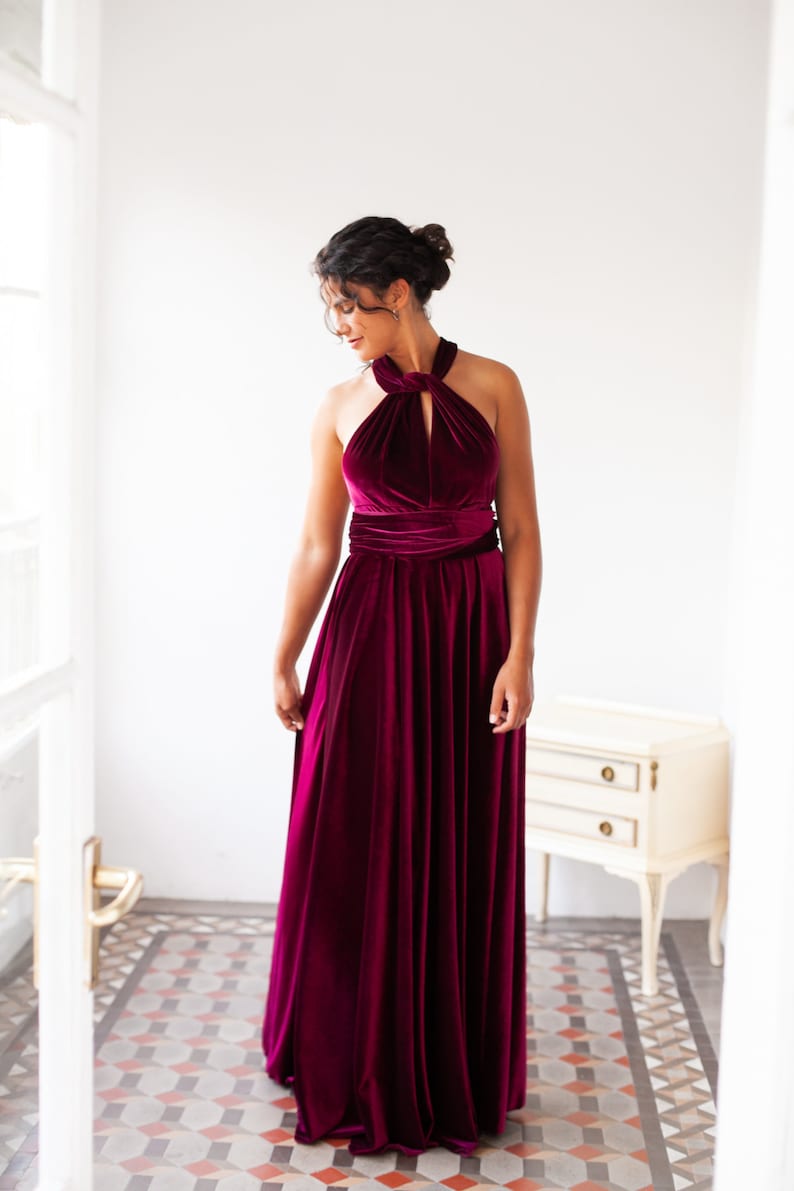 Velvet Evening Dress Black Velvet Dress Black Vintage Dress Etsy