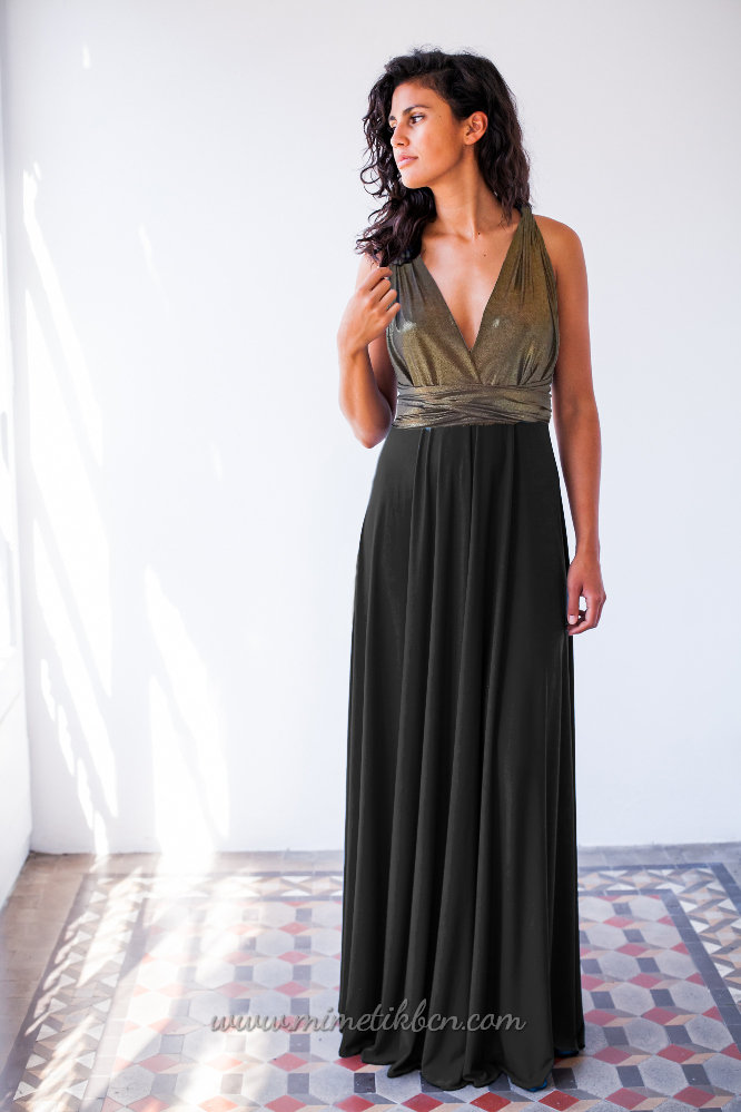 Vestidos largos de hotsell color negro