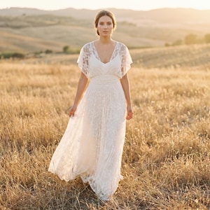 etsy bohemian wedding dress The Best Modern Boho Wedding Dresses From Etsy