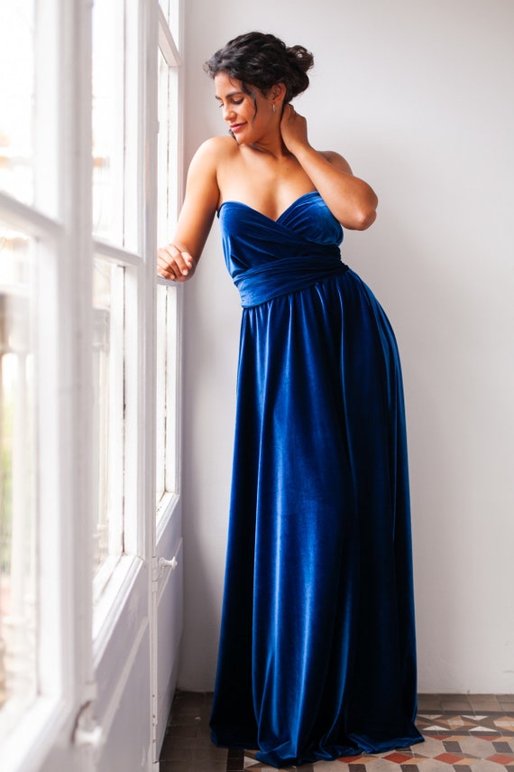 Simple Blue Prom Dress, Royal Blue Prom Dresses - Pgmdress