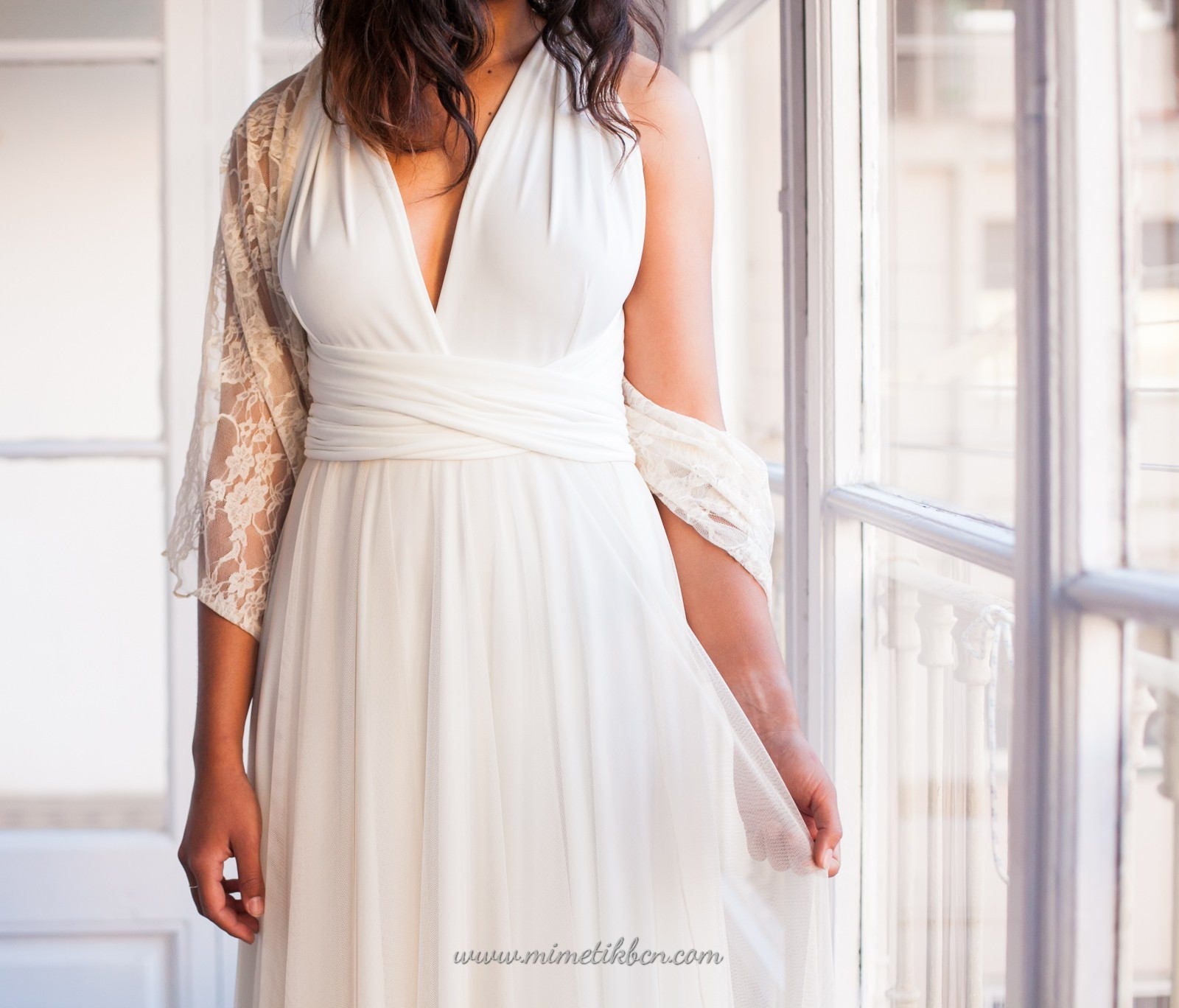 Infinity dress design for cheap wedding