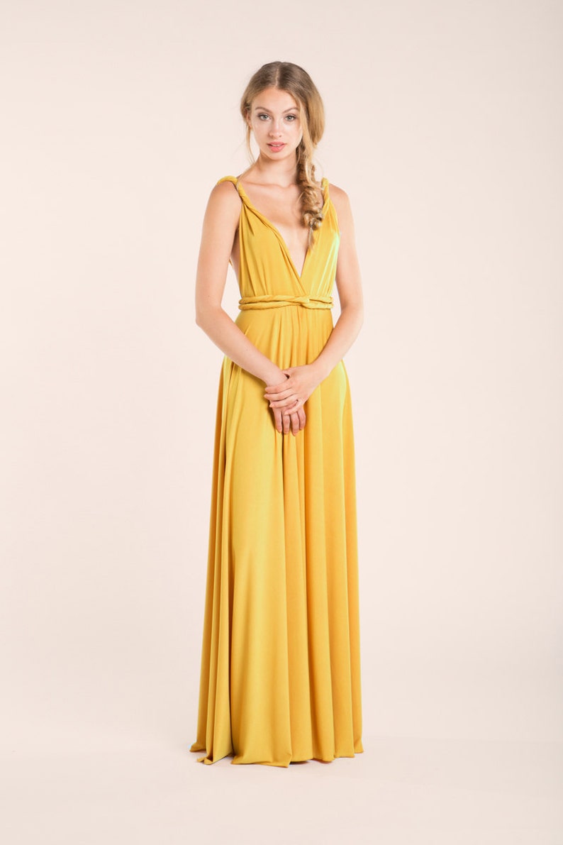 mustard yellow robe