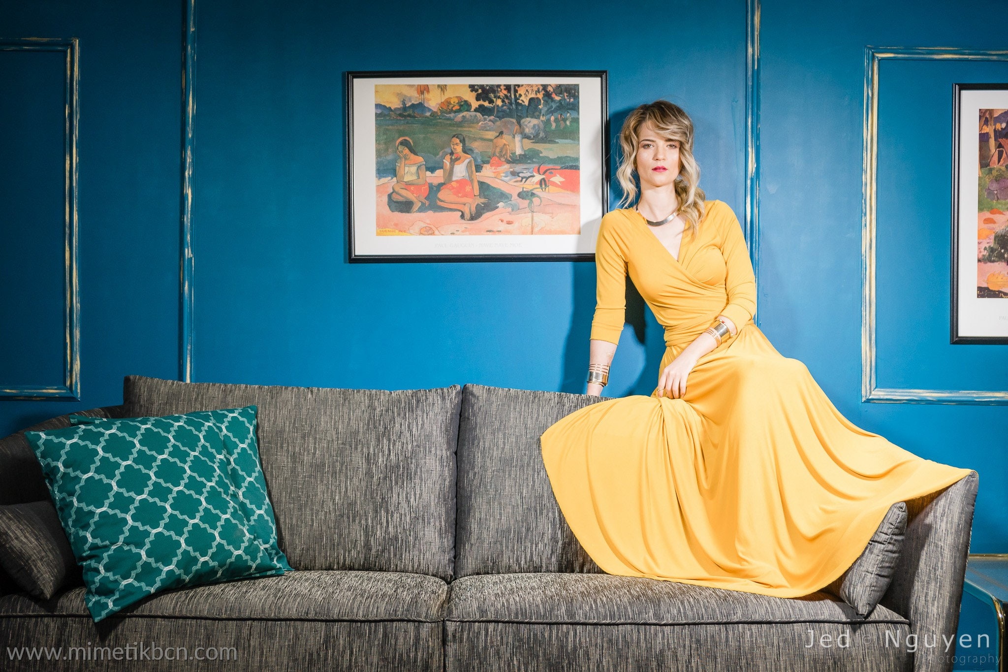 robe moutarde mariage