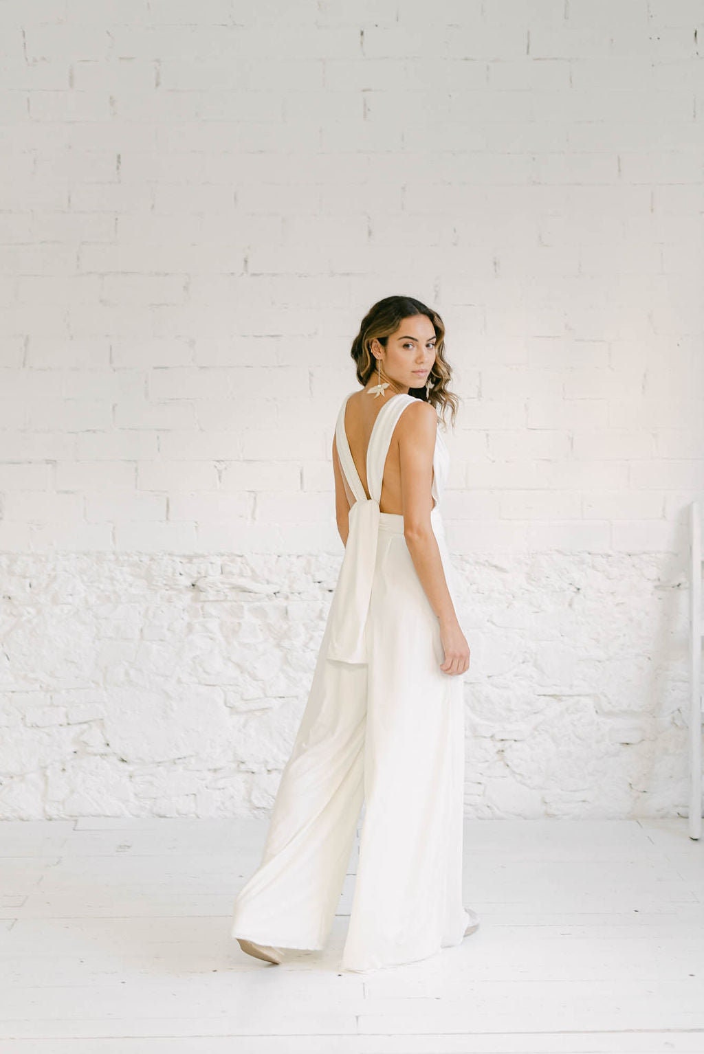 White Jumpsuit for Wedding 