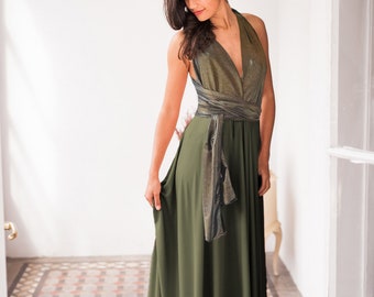 slim fit dress slacks Kennedy Chiffon Convertible Dress main image 0