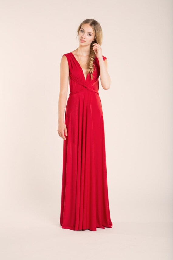 infinity red dress