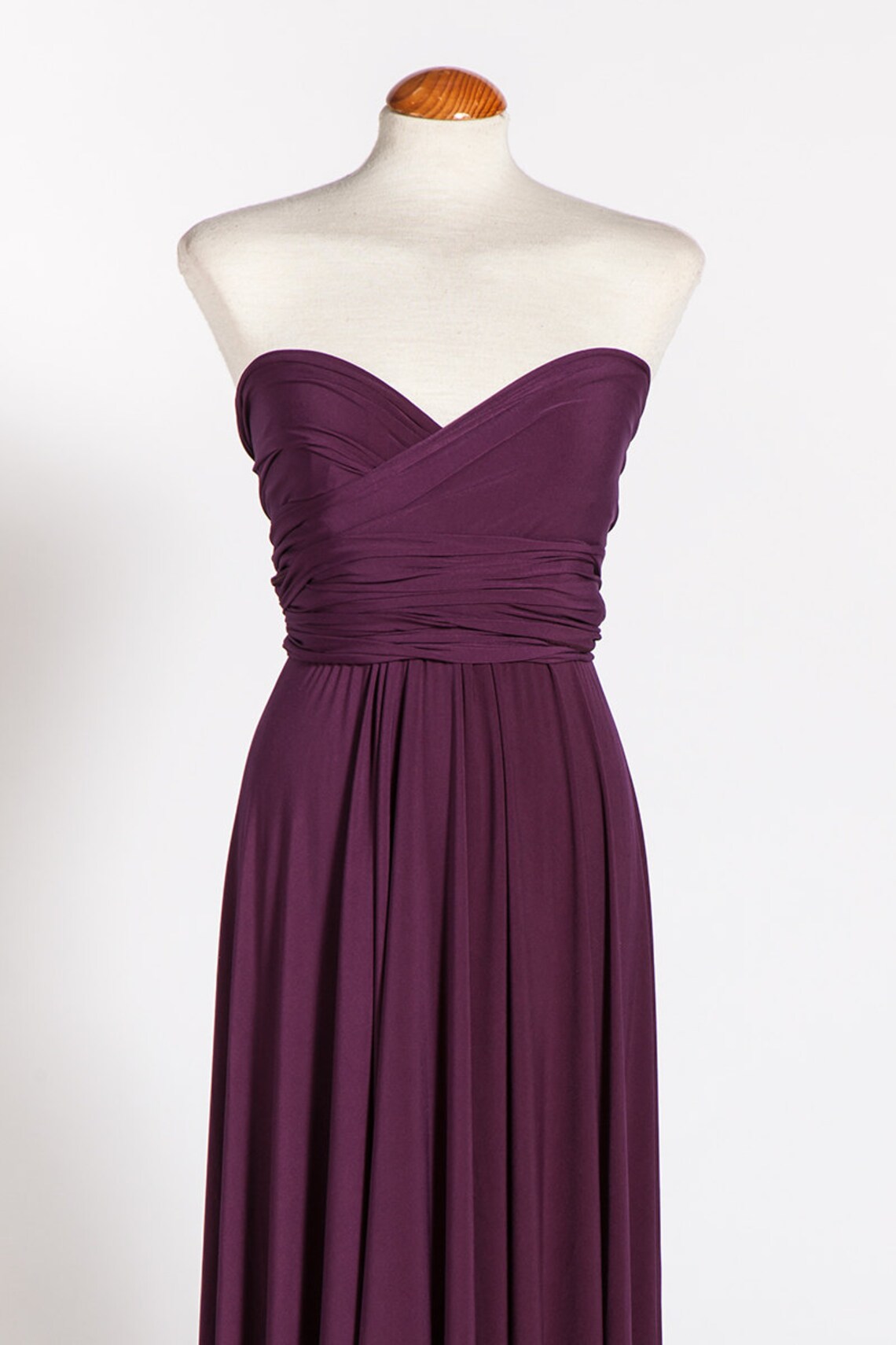 Robe de soirée pourpre robe à linfini aubergine robe Etsy