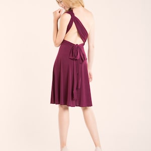 infinity dress burgundy wine Infinity Dress Burgundy