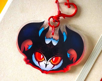 Acrylsleutelhanger Devilman Crybaby – Nyakira Fudo, hartsluiting