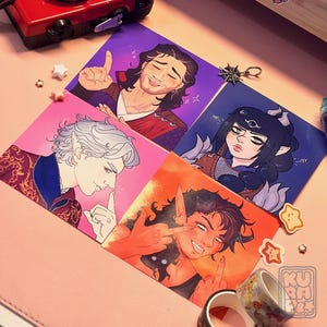 BG3 Mini Stampe Set 1 // stampe meme, dnd