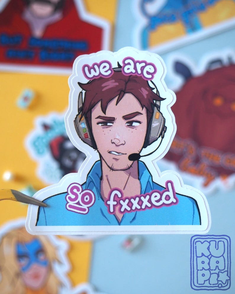 DISPATCH Stickers - Set 1 // Meme Stickers, Videogame, Phenomaman ...