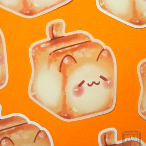 Pagnotta Gatto - Sticker // adesivo gattino, sticker pane, kawaii, bujo