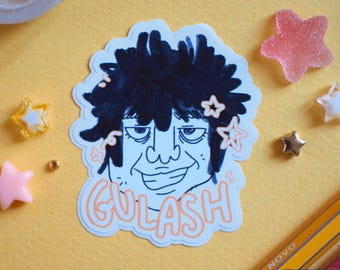 Gortash Sticker: BG3 Gulash Meme, D&D Fan Art